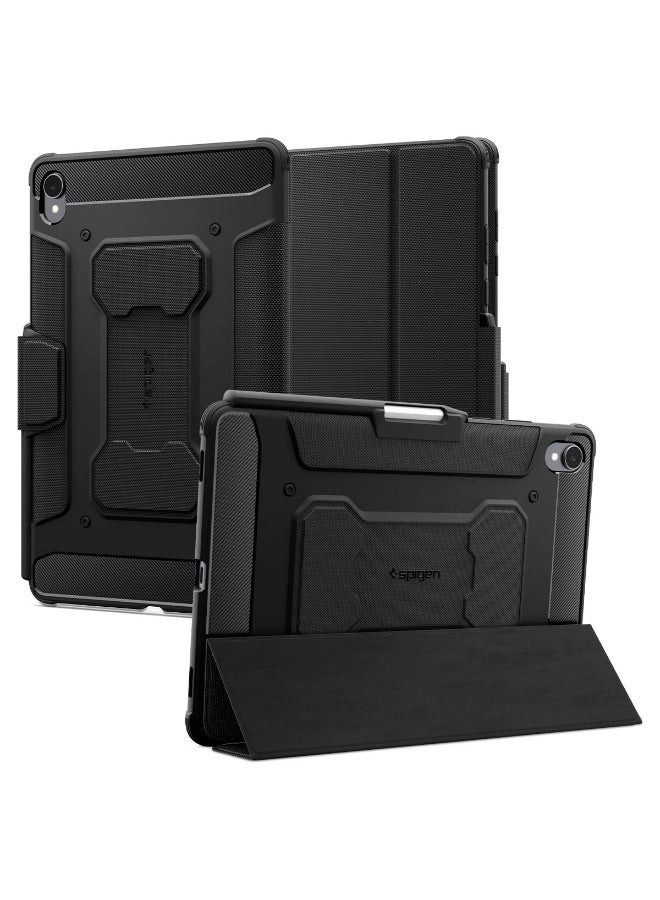 Spigen غطاء حماية قوي لجهاز سامسونج جالاكسي تاب S11 مقاس 11 بوصة (2025) مع حامل قلم S - أسود - Image 1