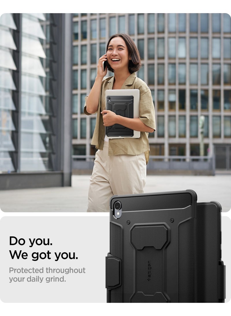 Spigen غطاء حماية قوي لجهاز سامسونج جالاكسي تاب S11 مقاس 11 بوصة (2025) مع حامل قلم S - أسود - Image 3