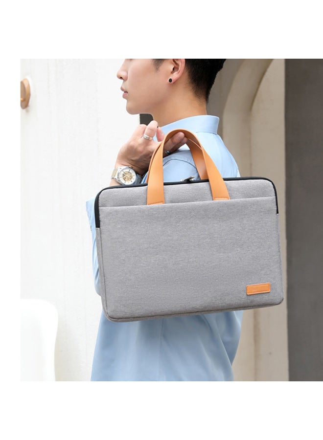 Men's Laptop Bag Printed Multi-Layered Inner OxFord Cloth Computer Case For Commuting Document Storage Business Handheld-Color:Blue-Dimensions:13-13.3