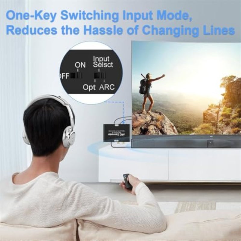 Hdmi Audio Extractor, 192Khz Arc Digital To Analog Converter, Dac With Spdif/Optical Arc, Spdif/Optical, L/R Or 3.5Mm - Image 4