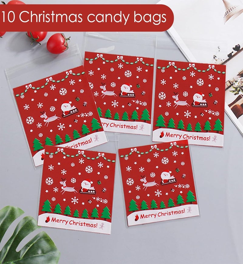 EASHOPBAL Christmas Chocolate Molds Silicone, Christmas Silicone Molds with Candy Bags for Gummy Candy Resin Soap Wax Melts Ice Cube Jelly 25 Shapes - Image 4