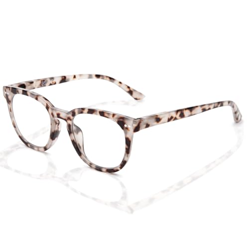LianSan Reading Glasses for Women - Stylish Blue Light Blocking Computer Readers with Spring Hinge(Leopard,2.5x) - Image 1