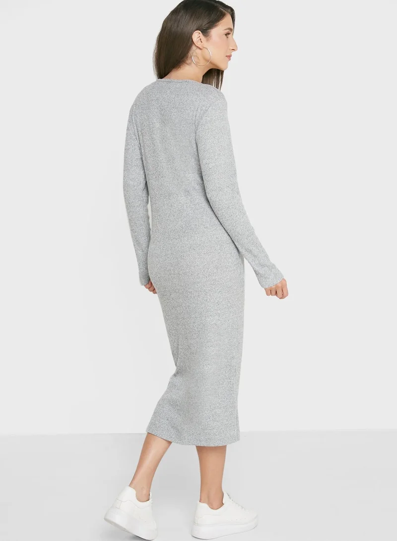 River Island Maternity Popper Front Dress