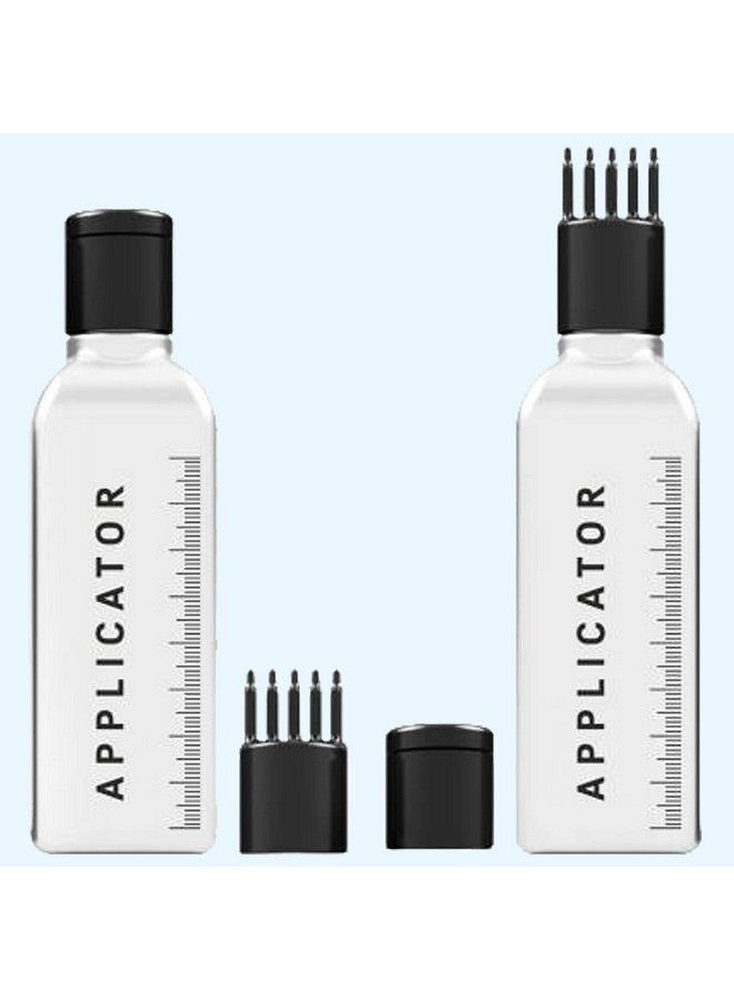 VREENY Hair Root Applicator Bottle With Comb Cap For Applying Hair Oil Shampoo And Medicine (R_A_B_Pack Of 04) - Image 4
