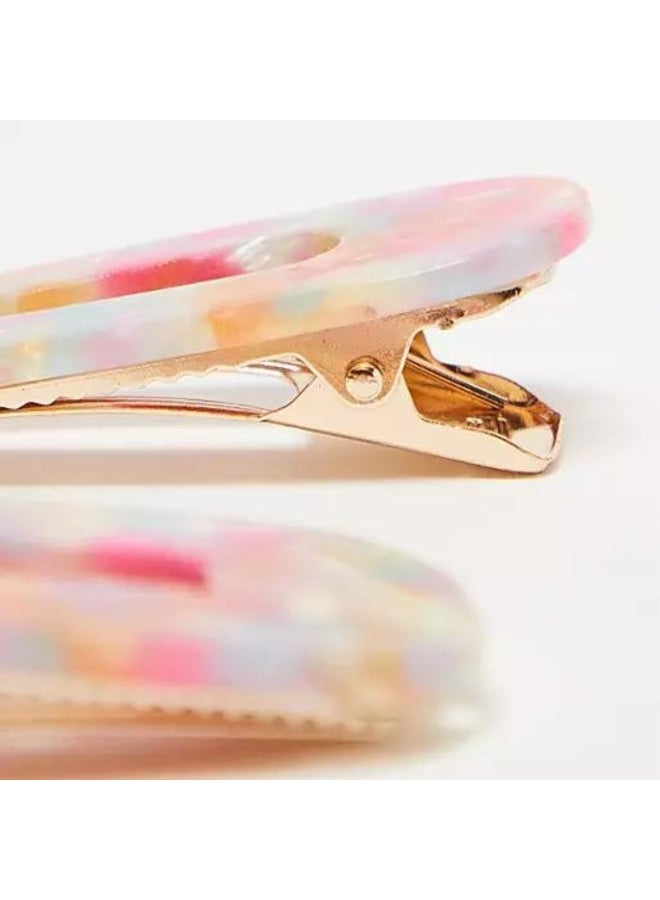 إنفيزيبوبل مشابك شعر Invisibobble Clipstar Au Soleil Dazzling Wave من Au Soleil Dazzling Wave إصدار محدود وحدتان - Image 3