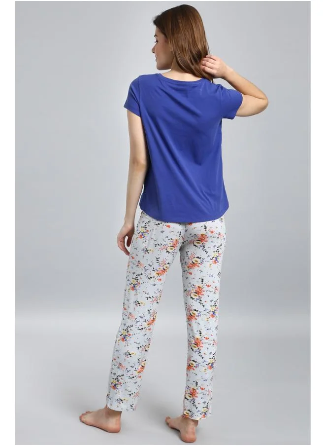 NeceSera Delicate Floral Lounge Pants