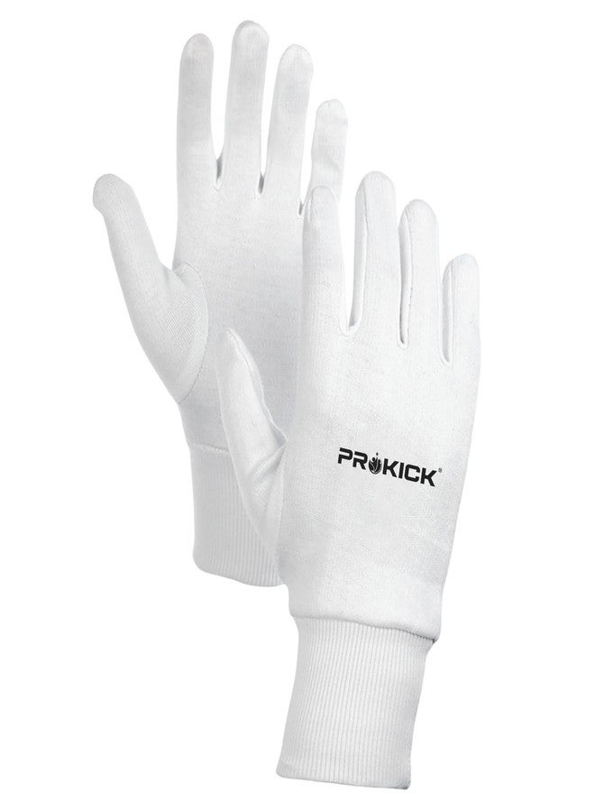 Prokick Club Inner Gloves for Cricket | Breathable & Sweat-Absorbing Cotton Inners | Comfortable Inner Gloves for Batting | Lightweight & Durable - Image 1