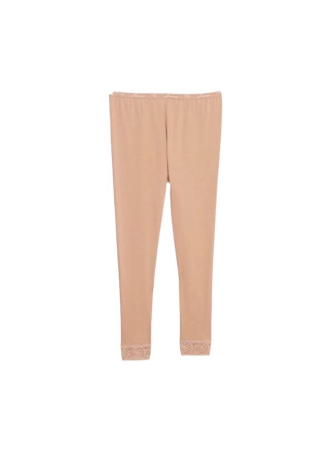 Lasso Cotton lace leggings - Image 1