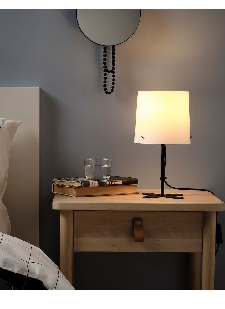 co arma Side Table lamp Black White For Bed Room BARLAST 31 cm  - Image 3