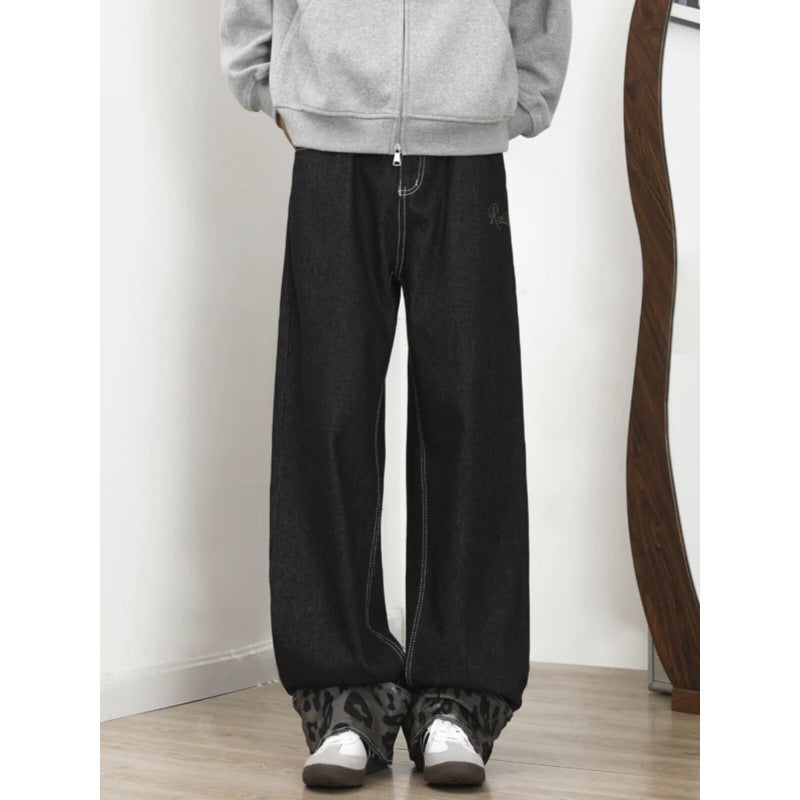 Unisex Casual Daily Denim Jeans - Image 4