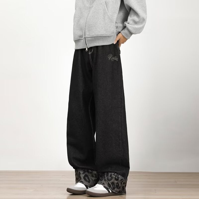 Unisex Casual Daily Denim Jeans - Image 1
