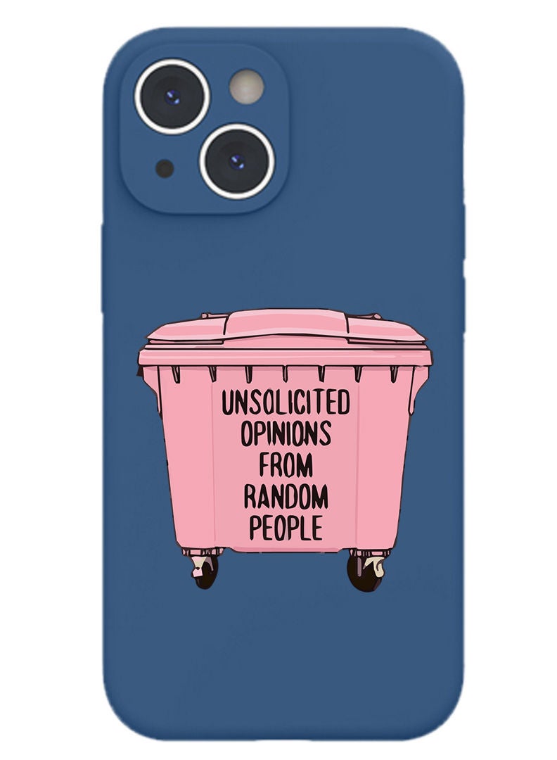 Theodor Protective Slim Fit Case Liquid Silicone Cover with Full Body Protection Anti-Scratch Shockproof Case For iPhone 13 Blue  - Pacific Bay copy - Image 1