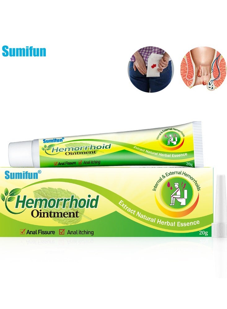 Sumifun Hemorrhoid Ointment for Relieve Perianal Itching and Treat Hemorrhoids - Image 1