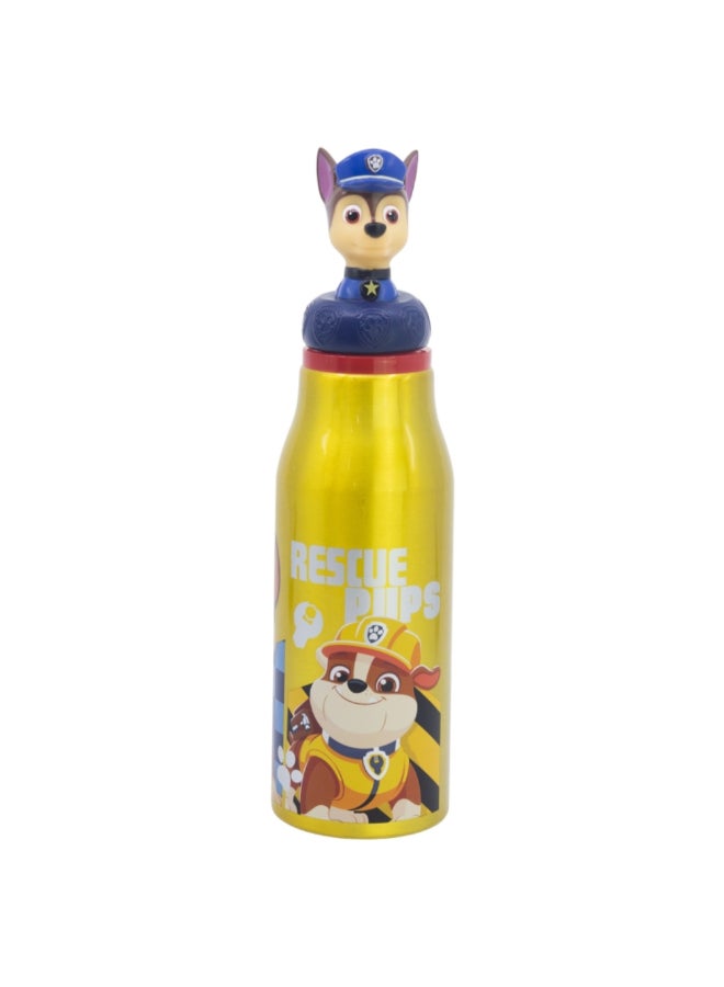 ستور زجاجة ماء من الألمنيوم بتصميم ثلاثي الأبعاد لشخصيات باو باترول متعددة الألوان سعة 690 مل 81652 - Image 1