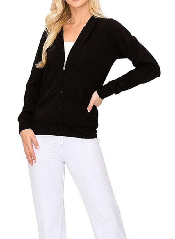 general Long Sleeve Casual Solid Basic Hoodie Sweatshirt - Image 3