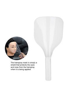 Brrnoo Hair Spray Face Plastic Hairspray Mask Hairdressing Mask Barber Hairspray Haircut Cover Eye Face Protector For Salon Hair  - Image 4