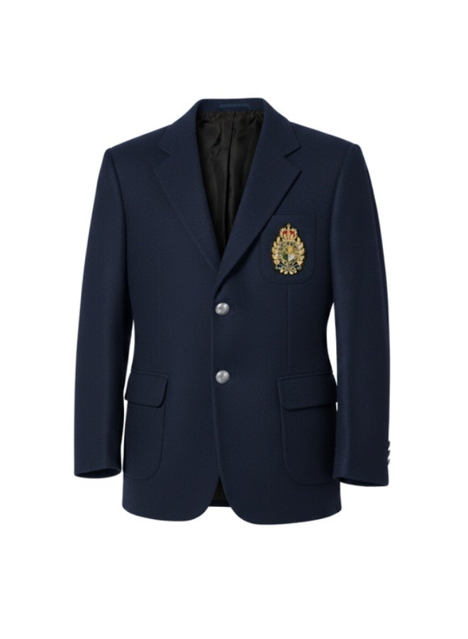 RALPH LAUREN Women's navy Blazer Jacket with Luxury Crest Embroidery | Taylor Cut & Stylish Metal Buttons | Classical High-End Touch - Image 5