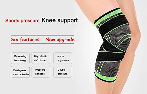 ASOONYUM Knee Sleeve,Compression Fit Support-for Joint Pain and Arthritis Relief, Improved Circulation Compression-Wear Anywhere - Single - Image 3