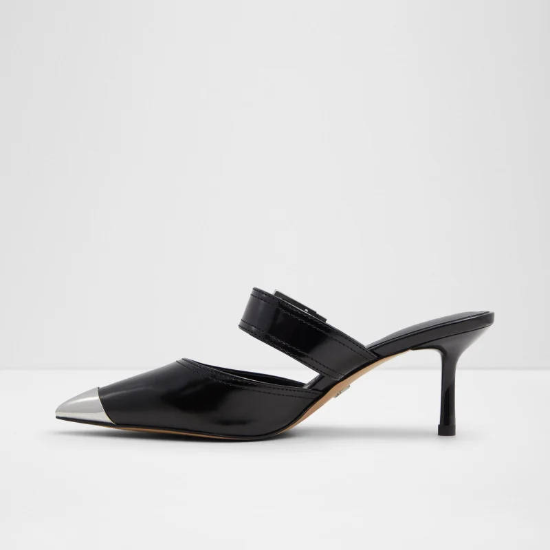 ALDO  GRETLA Buckle Detail Mule Heels for Women | Best Price UAE