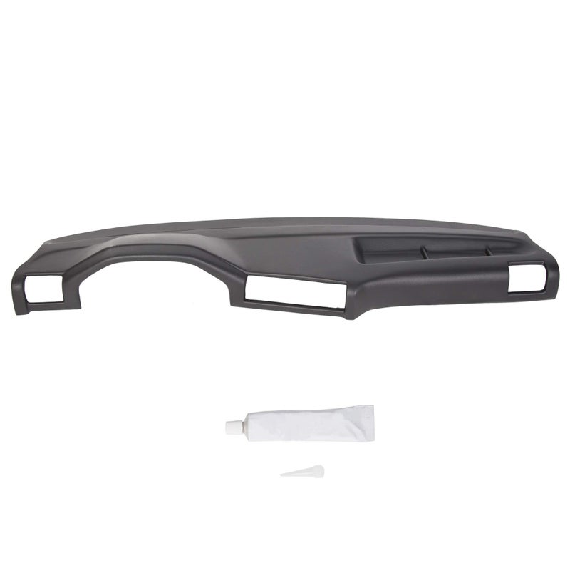 HECASA Molded Dashboard Dash Board Cover Cap Black Compatible with 19841990 BMW E30 3 Series 318i 325e 325i 325is