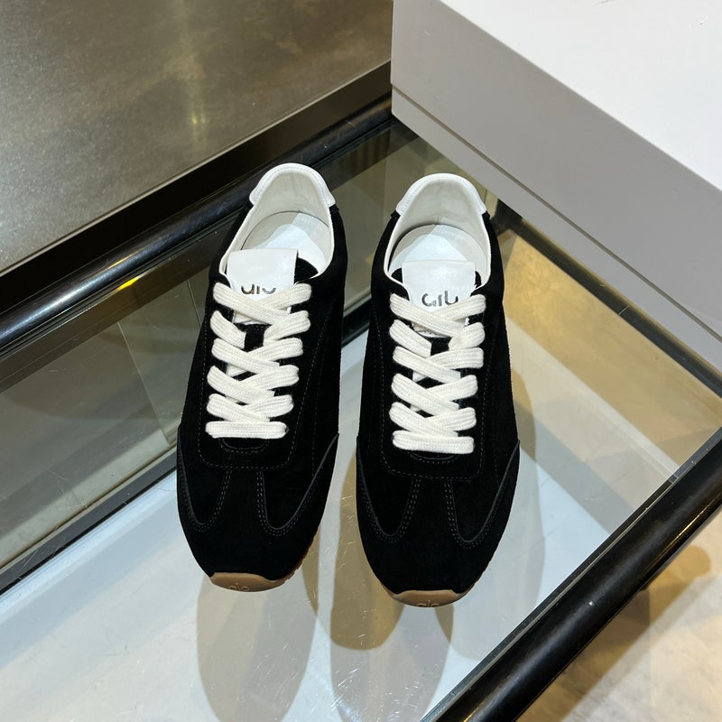 Unisex Leather Low Top Sneakers - Image 2