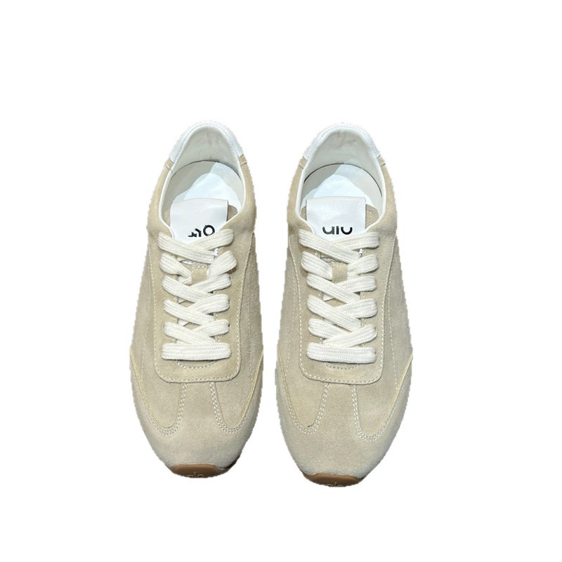 Unisex Leather Low Top Sneakers - Image 4