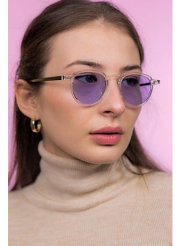 Focus On Wilson Crystal Purple Unisex Sunglasses  - Image 4