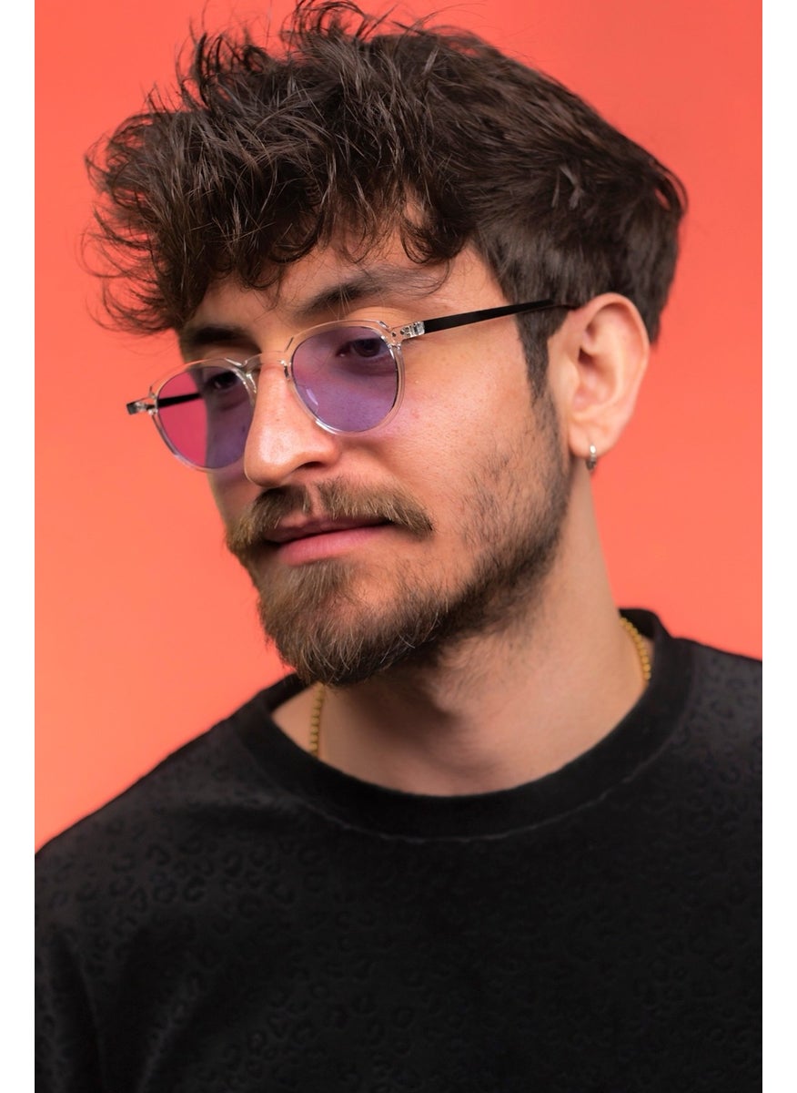 Focus On Wilson Crystal Purple Unisex Sunglasses  - Image 3