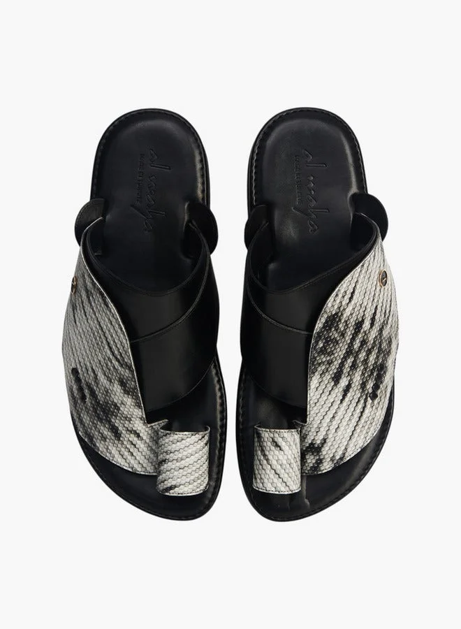 Al Waha Men's Arabic Sandals with Toe Loop - Ramadan Collection