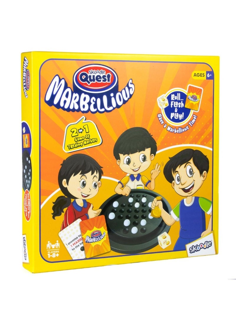 Skoodle 2-in-1 Trading Marbles Game. Roll-Flash-Play - Image 3