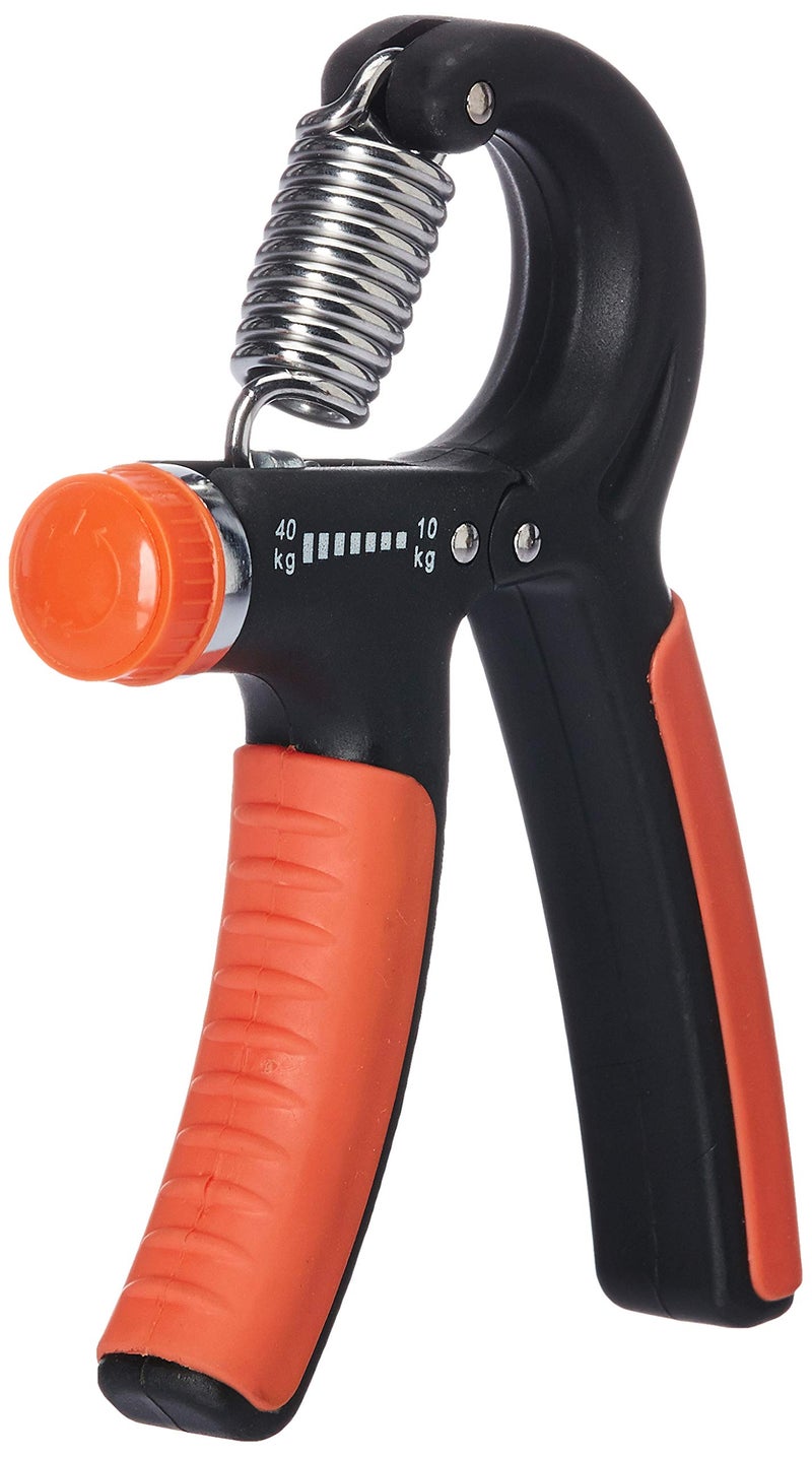 Strauss Adjustable Hand Grip| Adjustable Resistance (10KG - 40KG) | Hand Gripper for Home & Gym Workouts | Perfect for Finger & Forearm Hand Exercises for Men & Women (Black/Orange) - Image 4