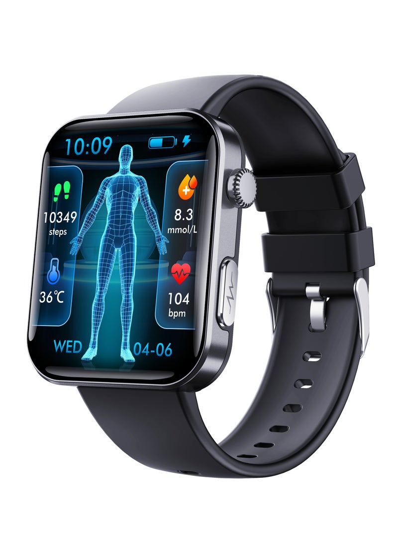 Healthy Smart Watch, Waterproof Fitness Watch, Bluetooth Connection, Incoming Calls And Text Messages Reminding Business Smart Watch, Heart Rate Monitoring, Scientific Sleep, Men's Smart Watch, Smart Watch That Can Measure Blood Pressure And Blood Lipid Analysis, Women's Watch - Image 1