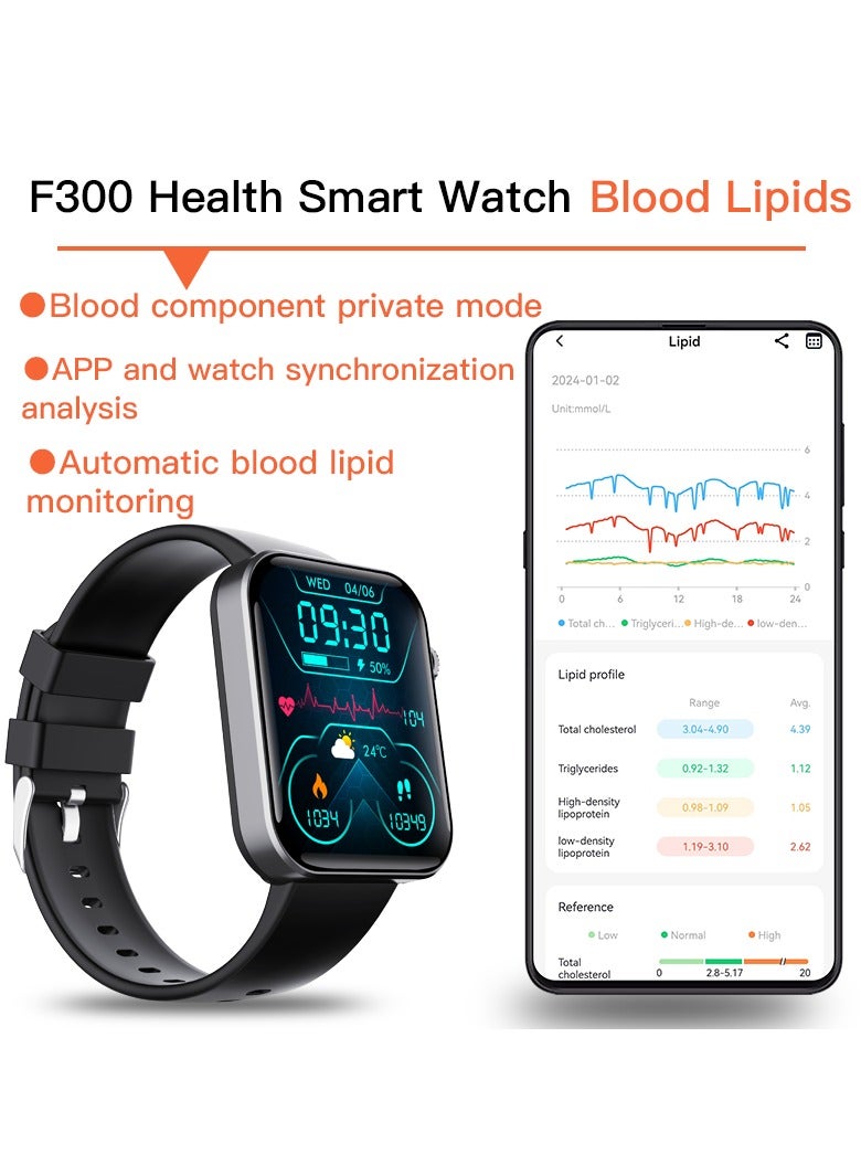 Healthy Smart Watch, Waterproof Fitness Watch, Bluetooth Connection, Incoming Calls And Text Messages Reminding Business Smart Watch, Heart Rate Monitoring, Scientific Sleep, Men's Smart Watch, Smart Watch That Can Measure Blood Pressure And Blood Lipid Analysis, Women's Watch - Image 2
