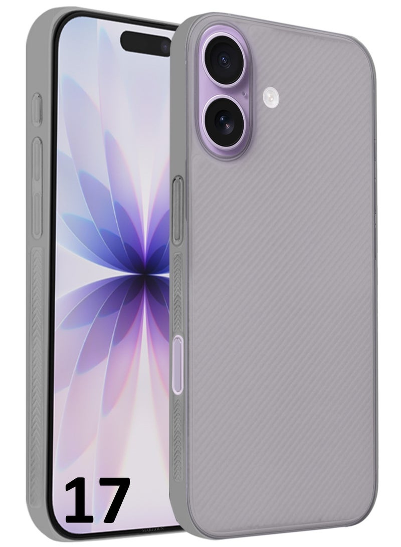 CATANES 2 Packs Case Cover for iPhone 17 - Sturdy Durable Ultra-Thin Case - Air Skin Line Design Transparent Back Cover -  Drop Protection Cover  with 3D Screen Protector - Black - Image 3