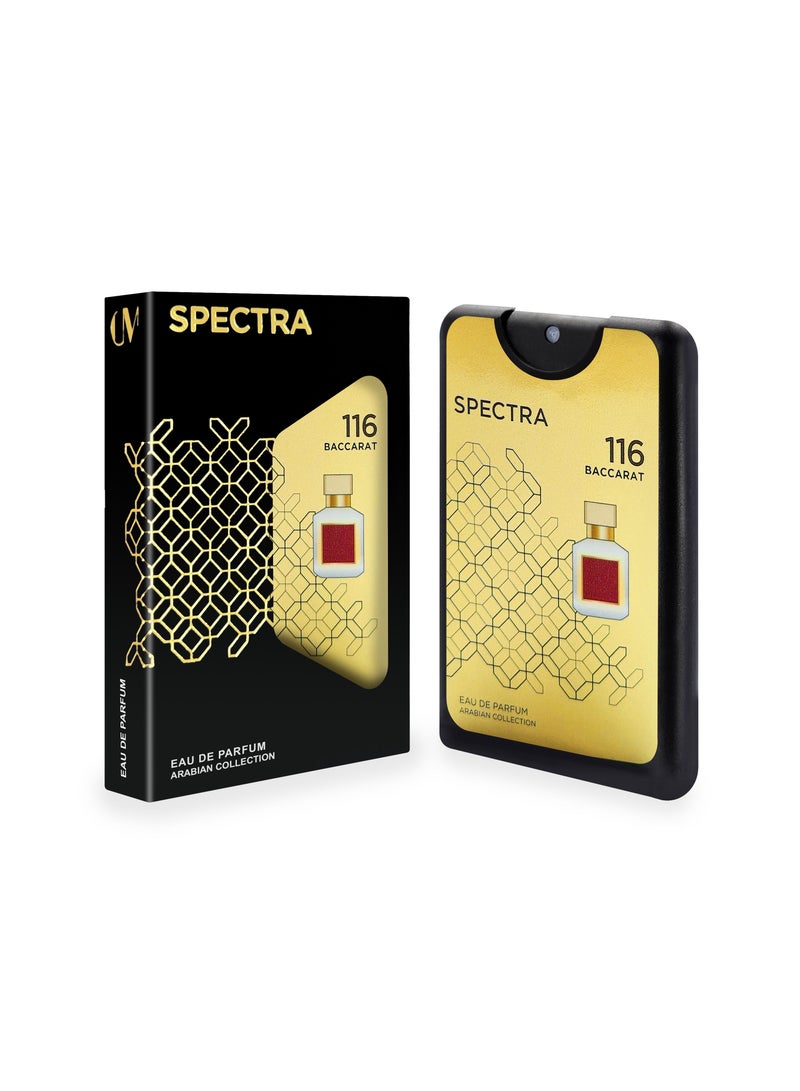 Spectra Pocket Oriental 116 Baccarat EDP - 18ml - Image 1