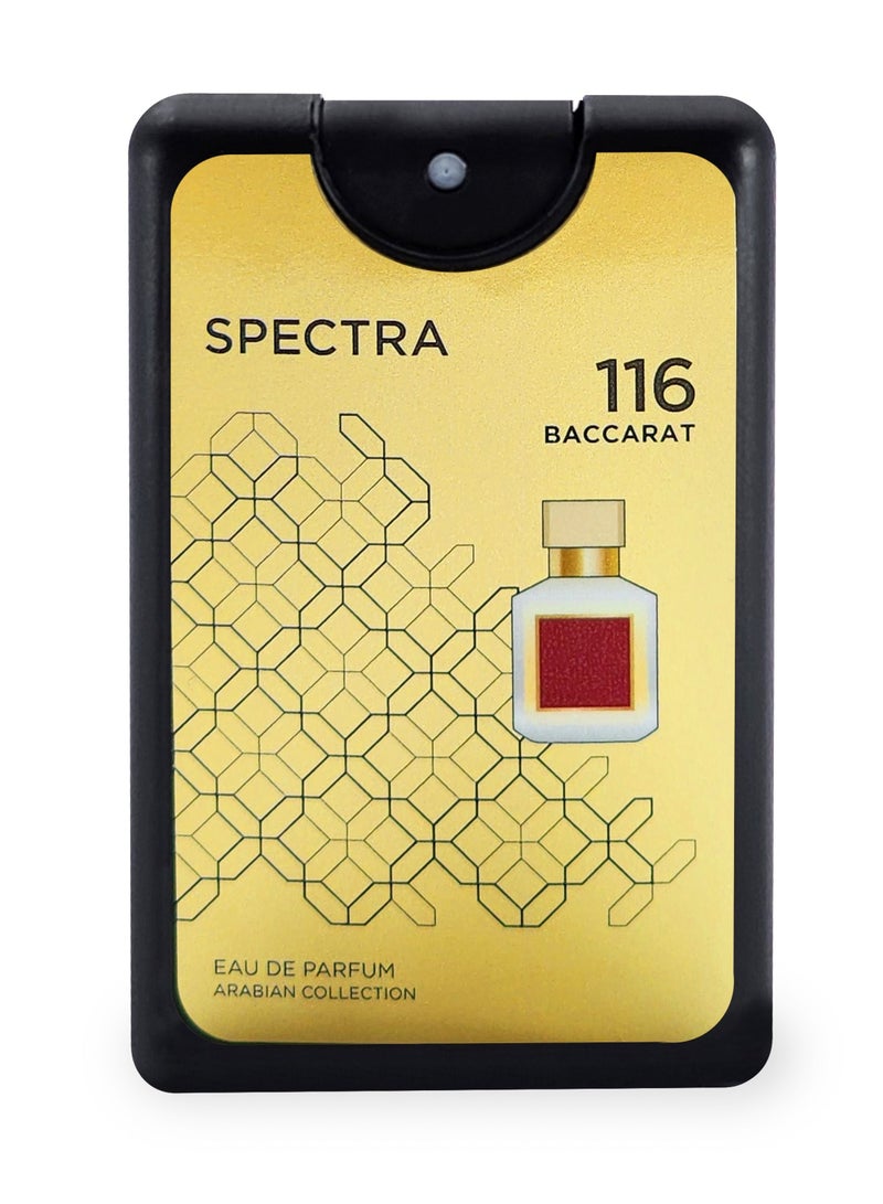 Spectra Pocket Oriental 116 Baccarat EDP - 18ml - Image 2