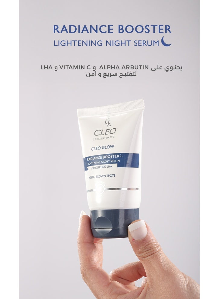 Cleo Radiance Booster Lightening Night Serum - 30 ml - Image 3