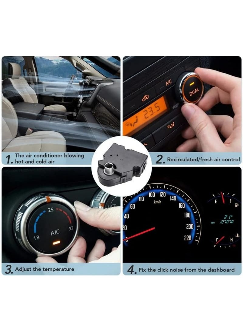 استبدال مشغل باب مزج HVAC لسيارات 1999-2002 Chevy Silverado 1500 2500/Avalanche/Suburban/Tahoe، GMC Sierra/Yukon XL، Cadillac Escalade - مشغل باب الهواء للتدفئة والتكييف 52473356، 604-113 - Image 3