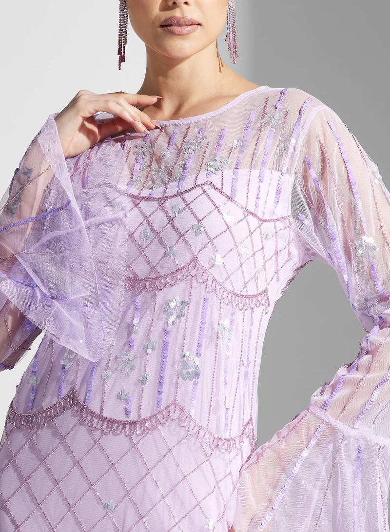 Namshi x Sequin Embellished Dress