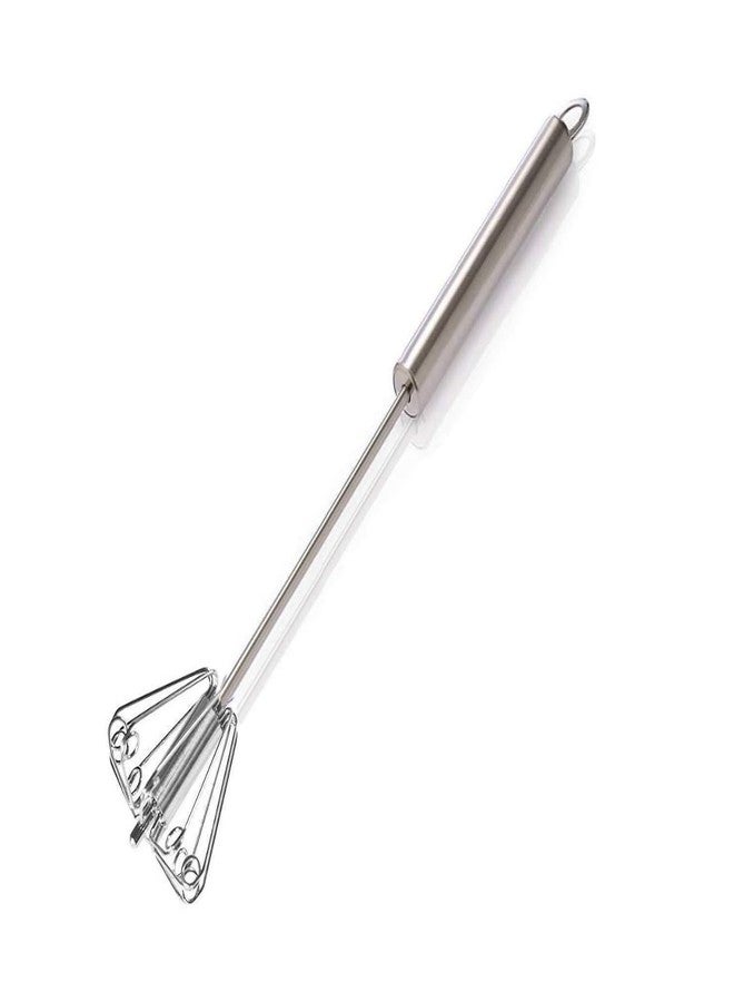 Cloudzy Egg Whisk Spring Rawai Handy Churner Manual Whisk Hand Valona Egg Beater Hand Blender Mixer Butter Milk Frother Maker Hand Push Whisk (1) - Image 1