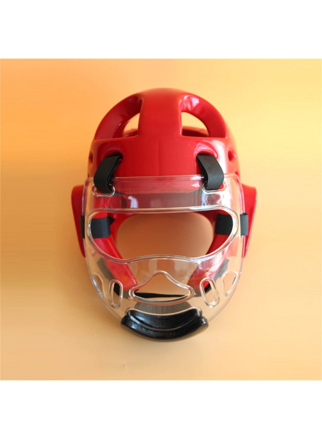 MWNAGO Clear Face Guard, Face Shield Portable Detachable Taekwondo Protection for Sports Karate Martial Arts Face Shield Nose Protector for Sports - Image 3