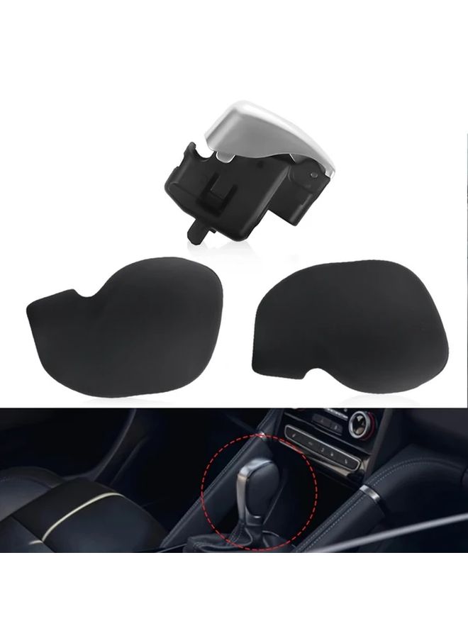 Black Style 2 Car Gear Shift Knob Cover Cap for Renault Kadjar 2016 2021 Koleos 2017 2019 Megane 4 IV Interior Upgrade Durable Accessory - Image 4