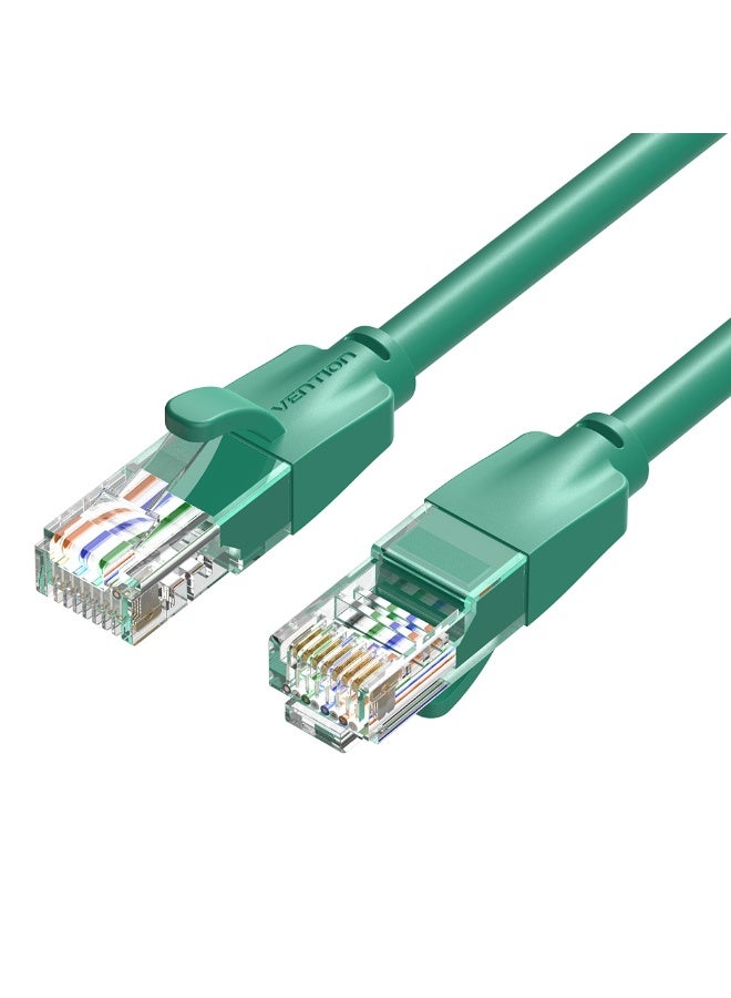 VENTION Cat6 UTP Ethernet Patch Cable 0.10M Green 10 Pcs/Pack Model # IBEGA-10 - Image 1