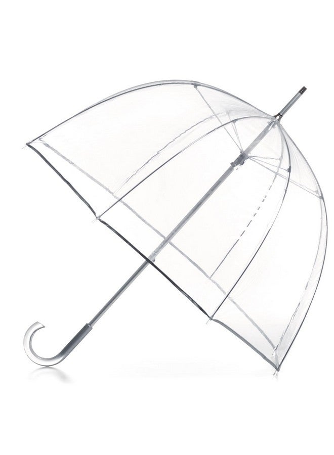 Totes - totes Clear Bubble Umbrella with Dome Canopy, Lightweight Design, Wind and Rain Protection, Adults-51 - Image 1