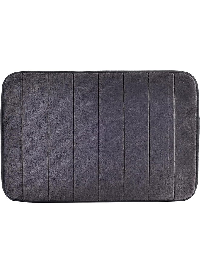 Home Pro Home Pro Tapate Bath Mat Memory Foam Soft Anti-Slip Bath Mat Machine Washable Water Absorbent Soft Foam Mat Non-Slip Absorbent Bathroom Rugs for Kitchen Bathroom Floors (Dark Blue) - Image 1
