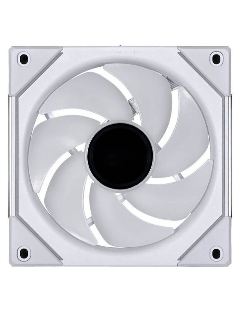 LIAN LI - Lian Li SL-Infinity 120 RGB Uni Fan, Infinity Mirror Design, Customizable RGB Lighting, 3x 120mm PWM Fan, 2100 rpm Fan Speed, 61.3 CFM Airflow, Triple Pack with Controller, White | G99.12SLIN3W.00 - Image 1
