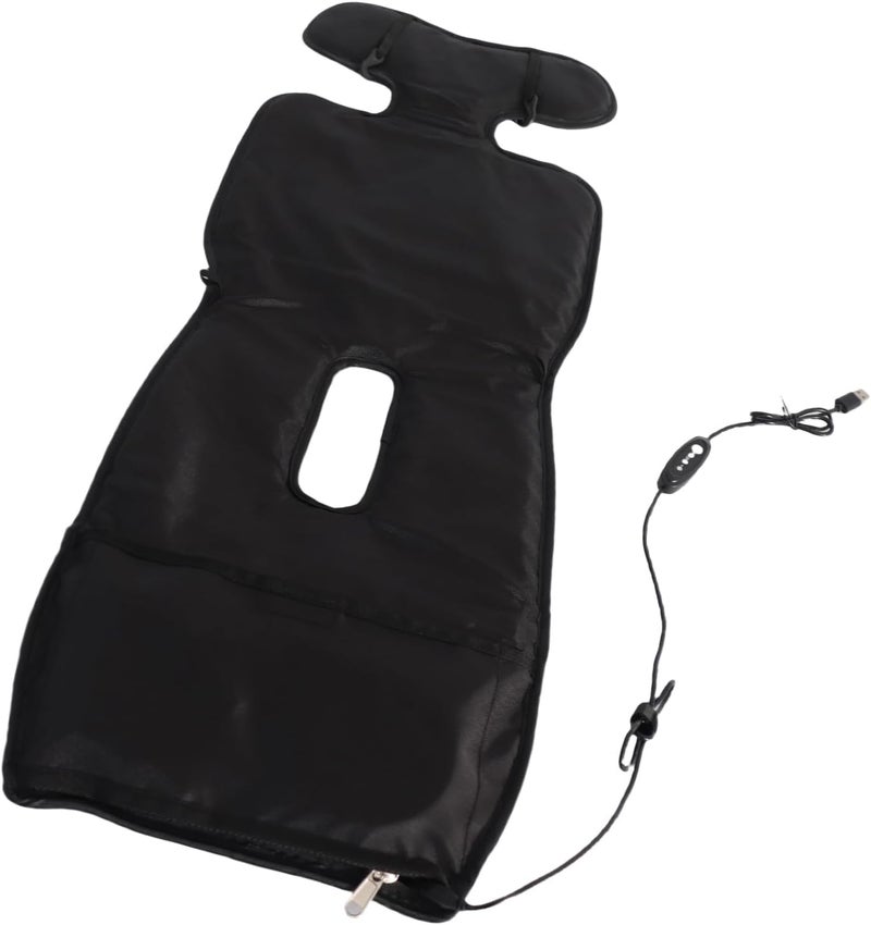 أنجريك Baby Stroller Cooling Cushion, No Strolling No Slip Cooling Pad with 2 Fans Easy Clean for Outdoor (Black) - Image 3