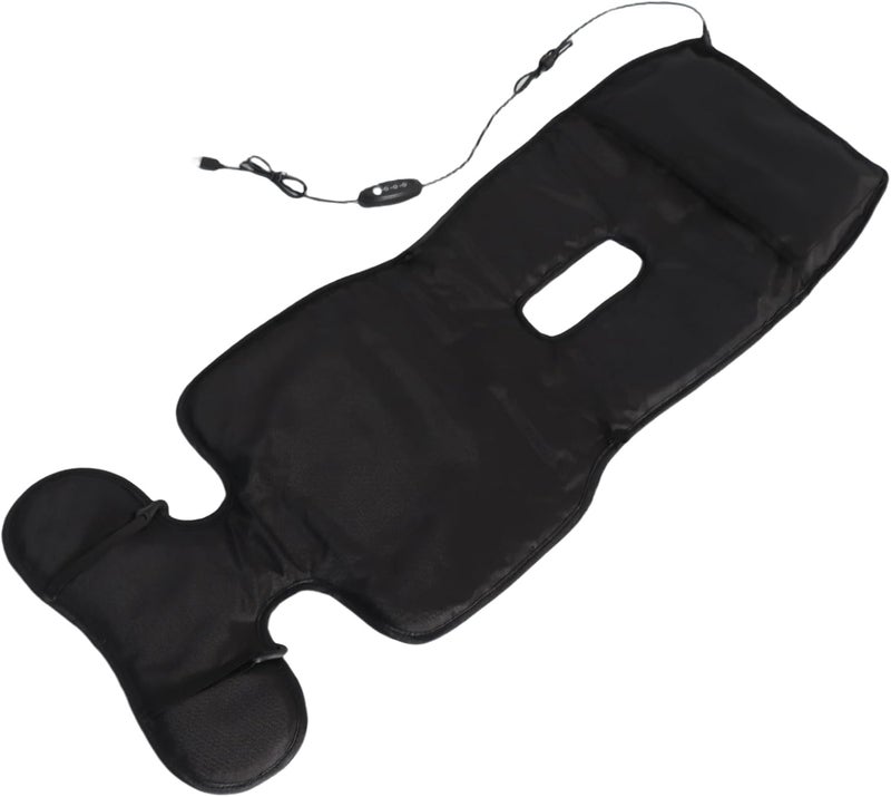 أنجريك Baby Stroller Cooling Cushion, No Strolling No Slip Cooling Pad with 2 Fans Easy Clean for Outdoor (Black) - Image 2