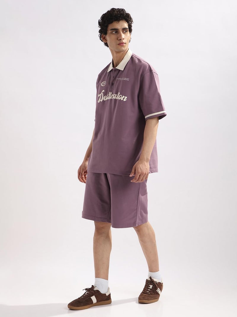 NOBERO Men Grape Co-ord Set for Men - Image 3