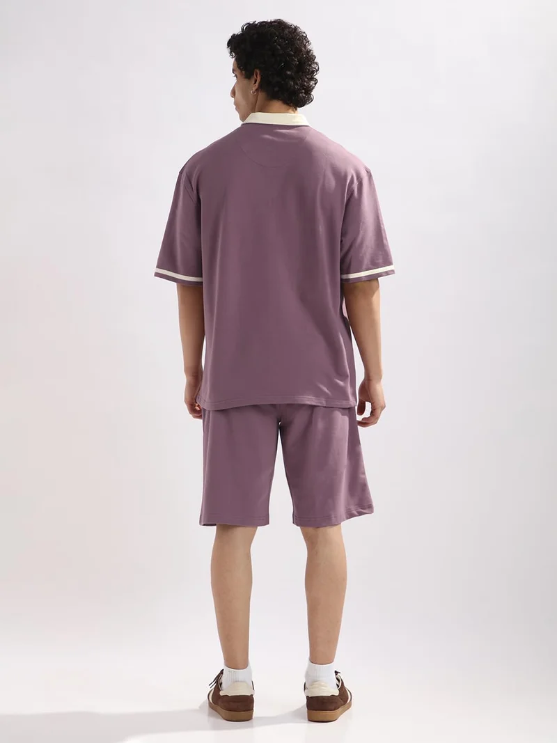 Nobero  NOBERO Men Grape Co-ord Set for Men for Men | Best Price UAE